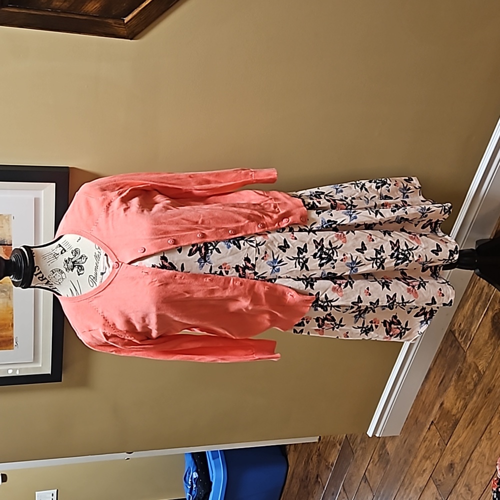 DORTHY PERKINS CARDIGAN AND DRESS COMBO